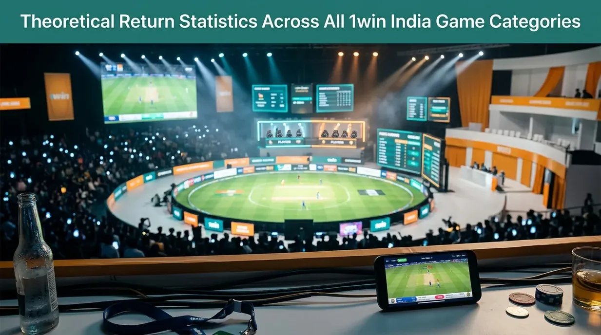 Esports arena with statistics display for game returns.