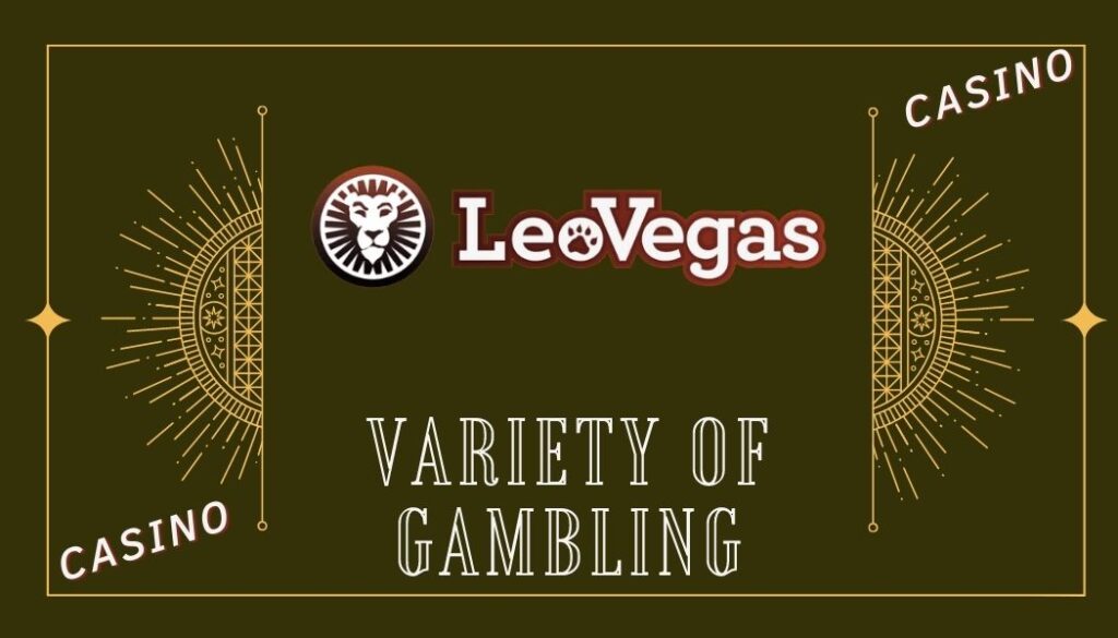 The best slots and a variety of gambling at online casinos Leovegas